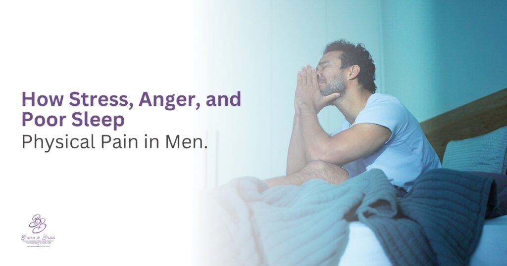 How Stress, Anger, and Poor Sleep Increase Physical Pain in Men